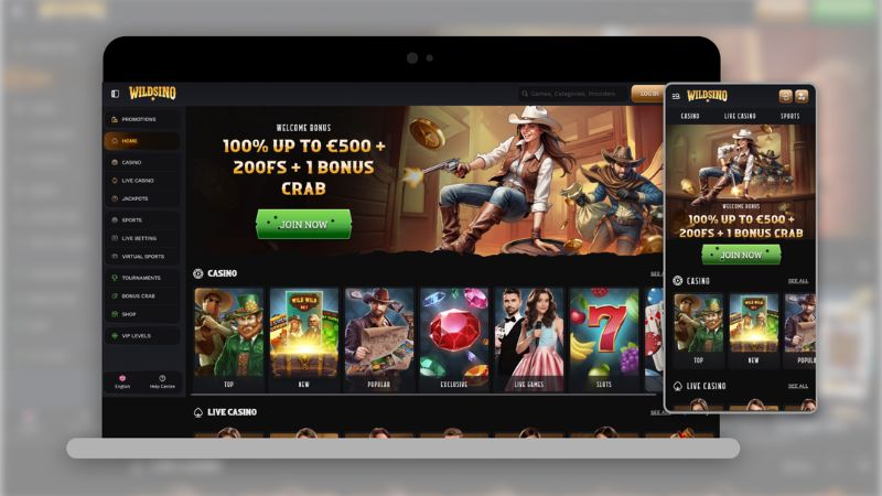 Wildsino Casino screenshot NZ